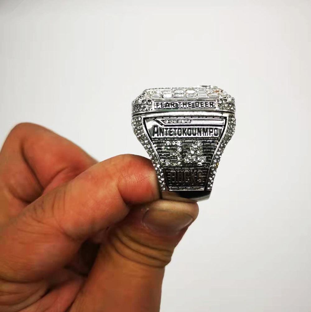 Milwaukee Bucks NBA Championship Ring (2021) - Standard Series - Rings For Champs, NFL rings, MLB rings, NBA rings, NHL rings, NCAA rings, Super bowl ring, Superbowl ring, Super bowl rings, Superbowl rings, Dallas Cowboys