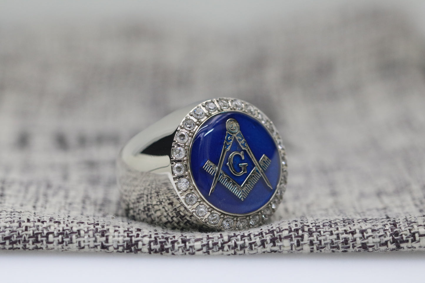 Masons - Classic Man Series, Silver - Rings For Champs, NFL rings, MLB rings, NBA rings, NHL rings, NCAA rings, Super bowl ring, Superbowl ring, Super bowl rings, Superbowl rings, Dallas Cowboys