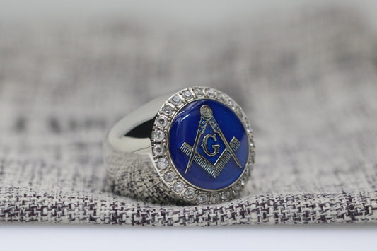 Masons - Classic Man Series, Silver - Rings For Champs, NFL rings, MLB rings, NBA rings, NHL rings, NCAA rings, Super bowl ring, Superbowl ring, Super bowl rings, Superbowl rings, Dallas Cowboys