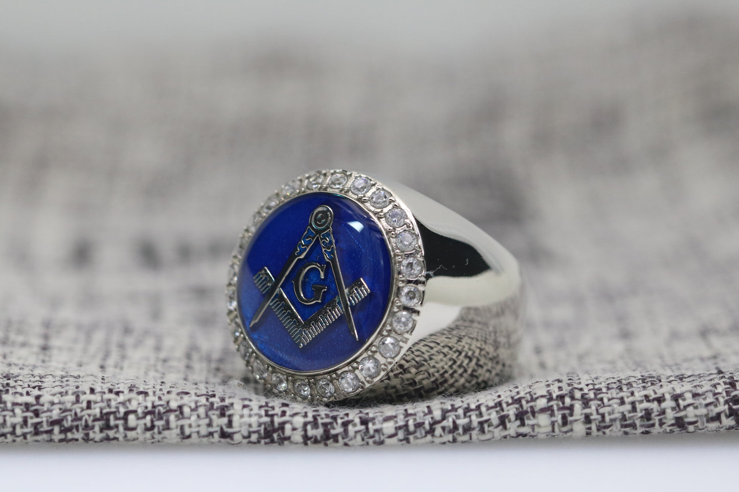 Masons - Classic Man Series, Silver - Rings For Champs, NFL rings, MLB rings, NBA rings, NHL rings, NCAA rings, Super bowl ring, Superbowl ring, Super bowl rings, Superbowl rings, Dallas Cowboys