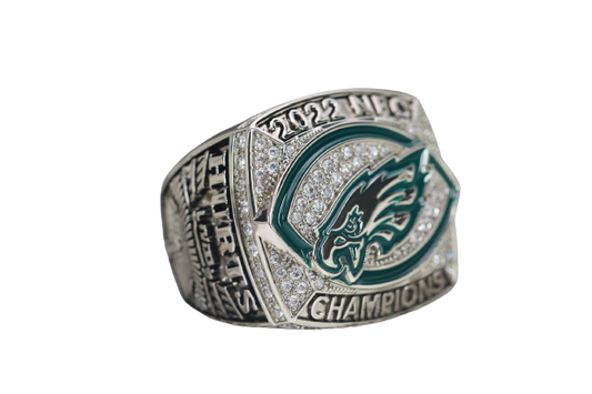 Philadelphia Eagles NFC Football Championship Ring (2022) - Premium Series - Rings For Champs, NFL rings, MLB rings, NBA rings, NHL rings, NCAA rings, Super bowl ring, Superbowl ring, Super bowl rings, Superbowl rings, Dallas Cowboys