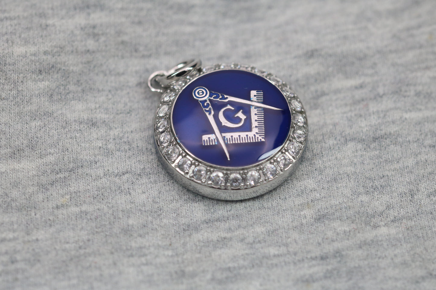 Freemasonry Masons Pendant Necklace - Classic Series, Silver - Rings For Champs, NFL rings, MLB rings, NBA rings, NHL rings, NCAA rings, Super bowl ring, Superbowl ring, Super bowl rings, Superbowl rings, Dallas Cowboys