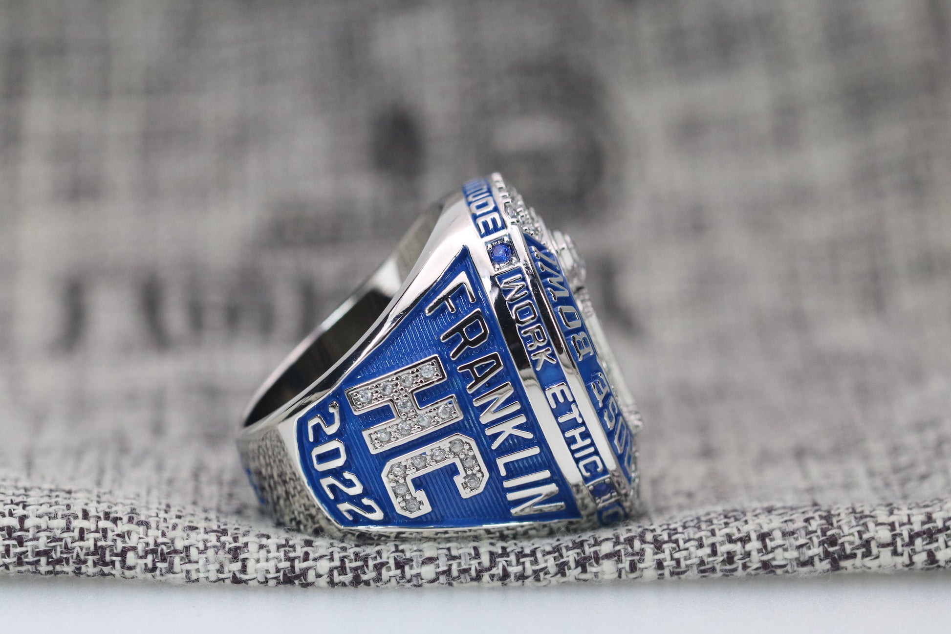 Penn State University (PSU) College Football Rose Bowl Championship Ring (2023) - Premium Series - Rings For Champs, NFL rings, MLB rings, NBA rings, NHL rings, NCAA rings, Super bowl ring, Superbowl ring, Super bowl rings, Superbowl rings, Dallas Cowboys