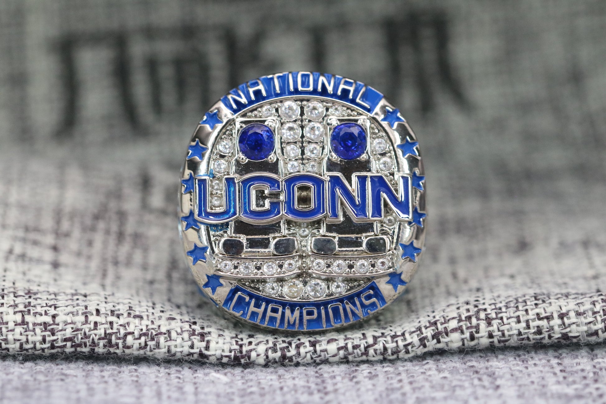 UCONN Huskies College Basketball Championship Ring (2024) - Premium Series - Rings For Champs, NFL rings, MLB rings, NBA rings, NHL rings, NCAA rings, Super bowl ring, Superbowl ring, Super bowl rings, Superbowl rings, Dallas Cowboys