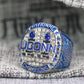 UCONN Huskies College Basketball Championship Ring (2024) - Premium Series - Rings For Champs, NFL rings, MLB rings, NBA rings, NHL rings, NCAA rings, Super bowl ring, Superbowl ring, Super bowl rings, Superbowl rings, Dallas Cowboys