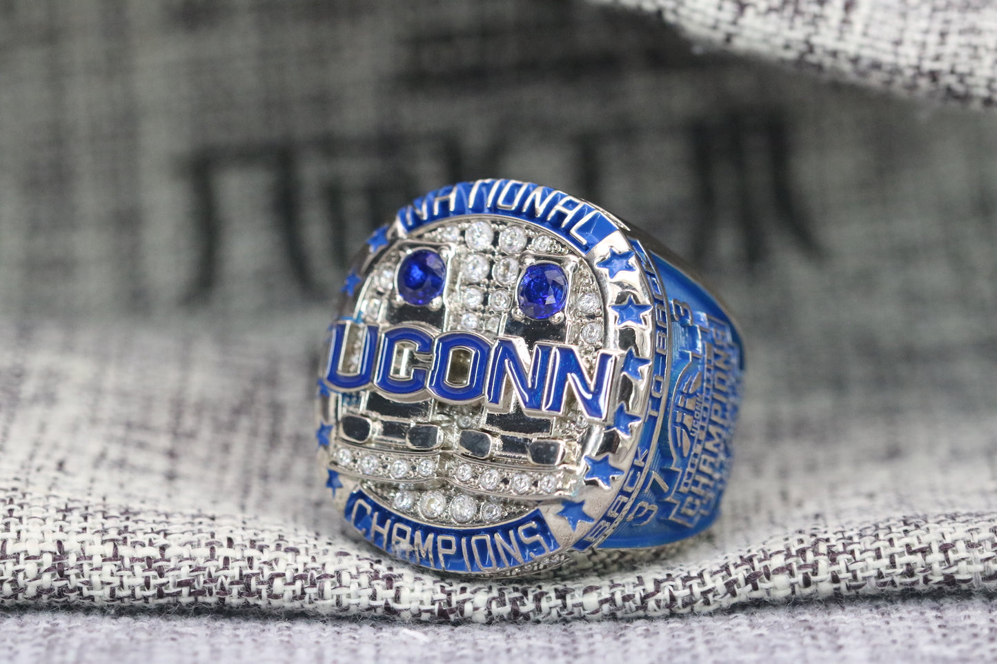 UCONN Huskies College Basketball Championship Ring (2024) - Premium Series - Rings For Champs, NFL rings, MLB rings, NBA rings, NHL rings, NCAA rings, Super bowl ring, Superbowl ring, Super bowl rings, Superbowl rings, Dallas Cowboys