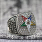 Order Of The Eastern Star Fraternity Ring (OES) - Shine Series, Silver - Rings For Champs, NFL rings, MLB rings, NBA rings, NHL rings, NCAA rings, Super bowl ring, Superbowl ring, Super bowl rings, Superbowl rings, Dallas Cowboys