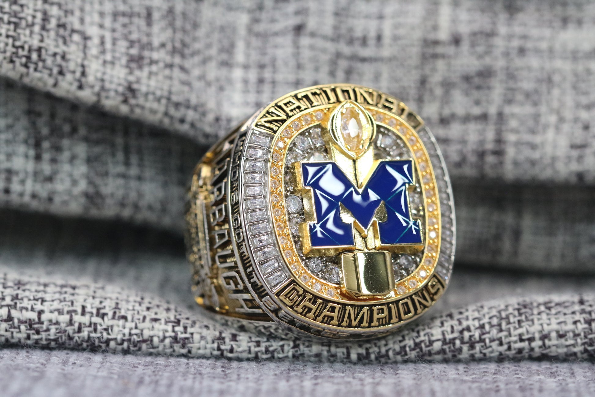 Michigan Wolverines College Football National Championship Ring (2024) - Premium Series - Rings For Champs, NFL rings, MLB rings, NBA rings, NHL rings, NCAA rings, Super bowl ring, Superbowl ring, Super bowl rings, Superbowl rings, Dallas Cowboys