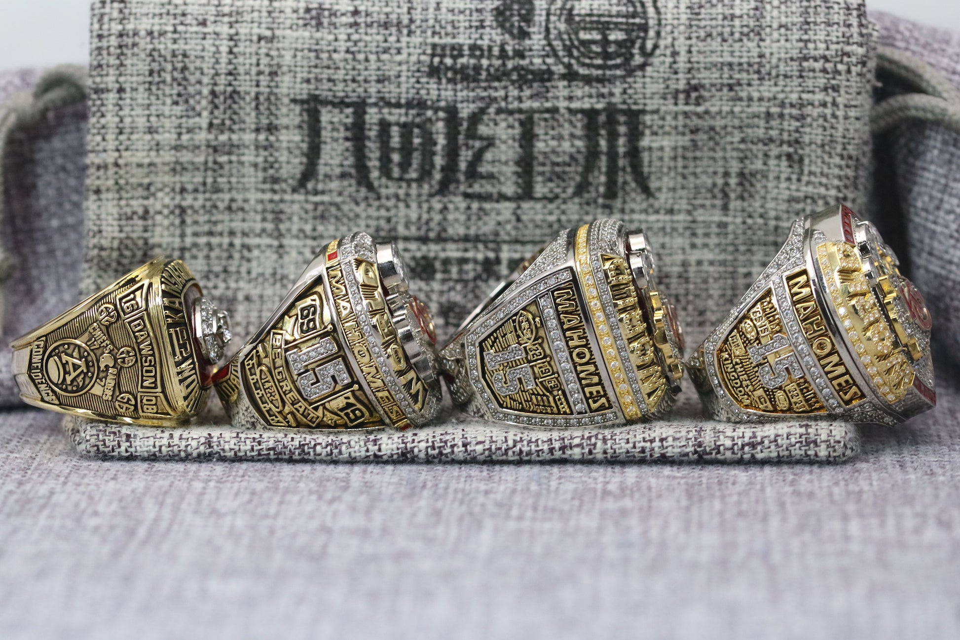 Super Bowl Ring Set (1969, 2020, 2023, 2024) - Premium Series - Rings For Champs, NFL rings, MLB rings, NBA rings, NHL rings, NCAA rings, Super bowl ring, Superbowl ring, Super bowl rings, Superbowl rings, Dallas Cowboys