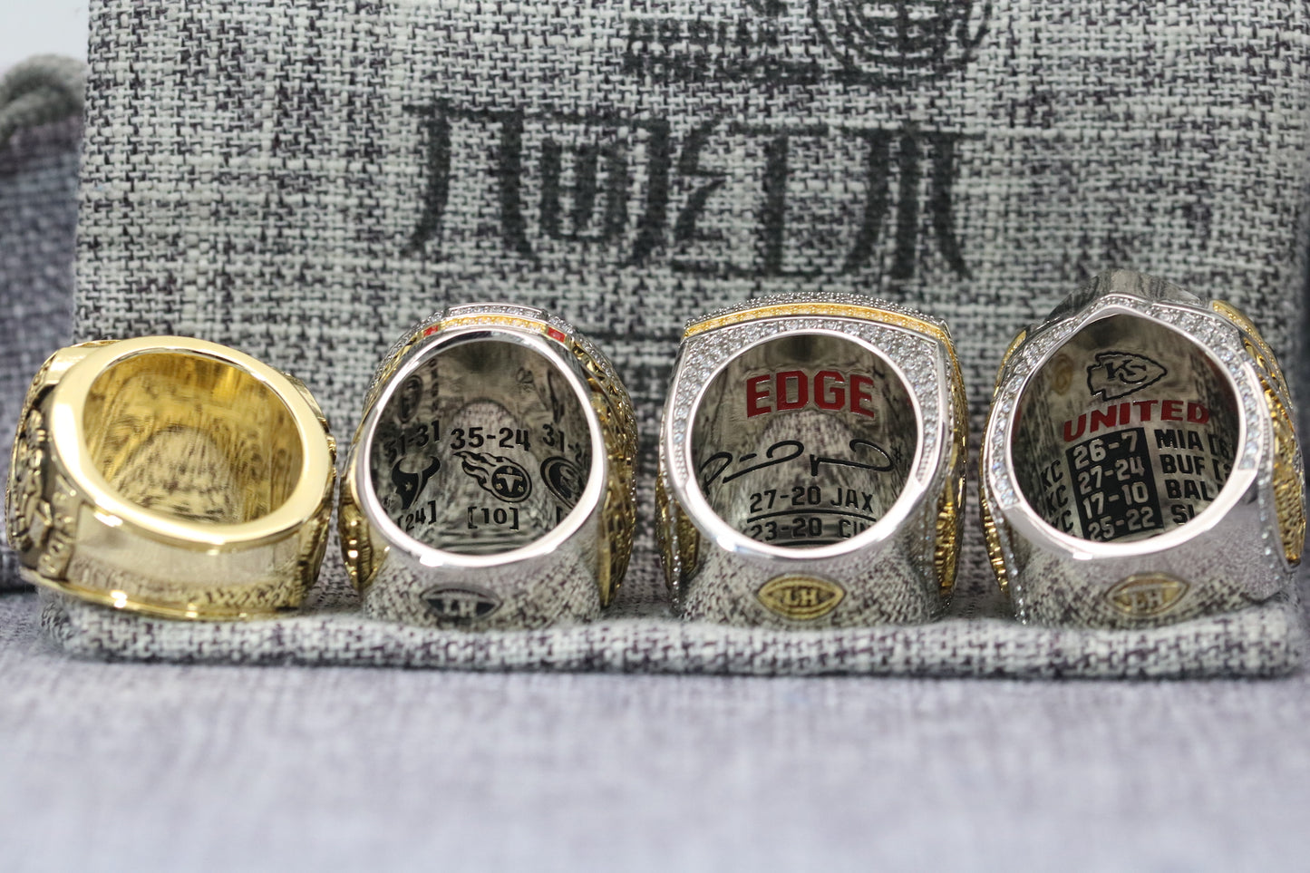 Super Bowl Ring Set (1969, 2020, 2023, 2024) - Premium Series - Rings For Champs, NFL rings, MLB rings, NBA rings, NHL rings, NCAA rings, Super bowl ring, Superbowl ring, Super bowl rings, Superbowl rings, Dallas Cowboys