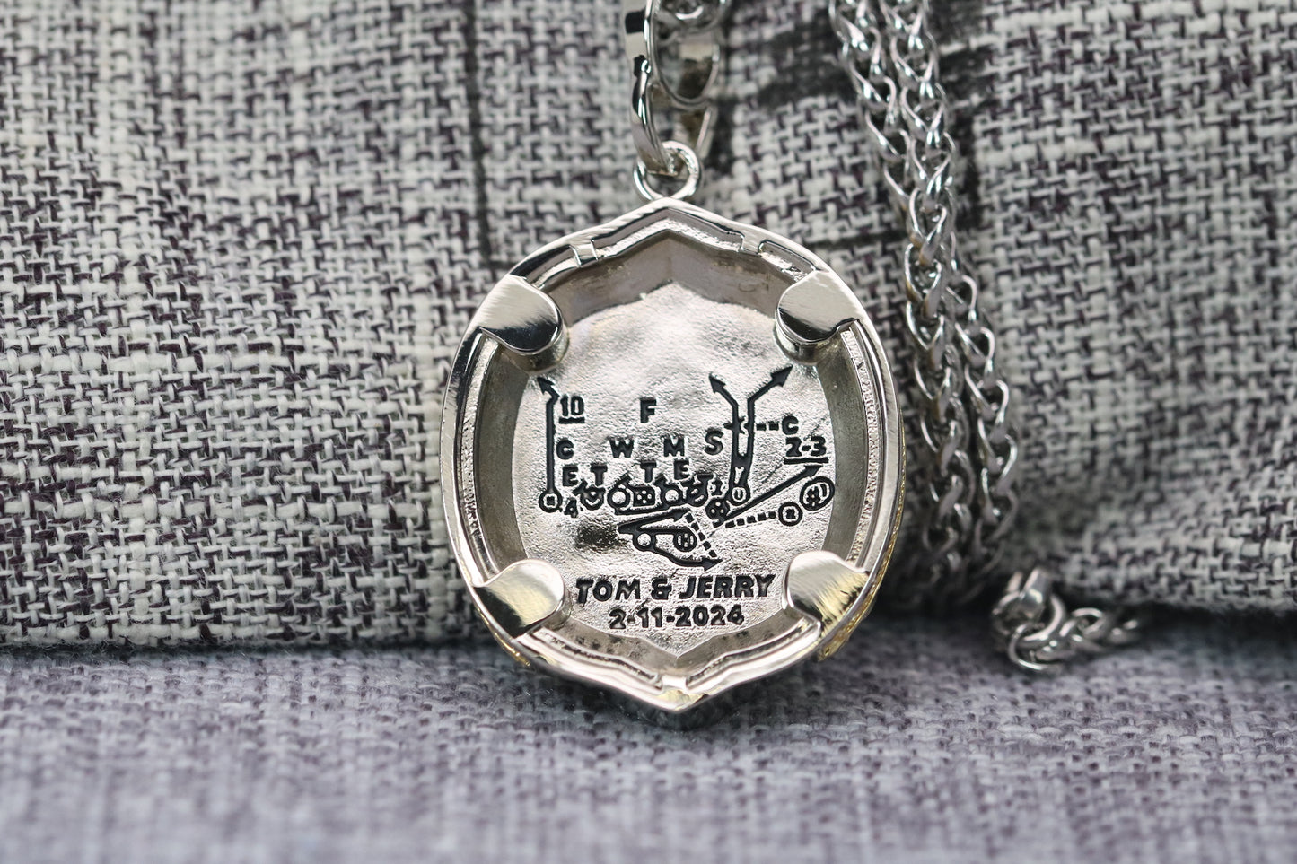 Super Bowl Pendant Necklace (2024) - Premium Series - Rings For Champs, NFL rings, MLB rings, NBA rings, NHL rings, NCAA rings, Super bowl ring, Superbowl ring, Super bowl rings, Superbowl rings, Dallas Cowboys