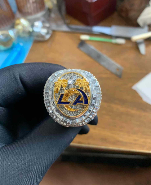 Los Angeles Rams Super Bowl Ring (2022) - Rings For Champs, NFL rings, MLB rings, NBA rings, NHL rings, NCAA rings, Super bowl ring, Superbowl ring, Super bowl rings, Superbowl rings, Dallas Cowboys