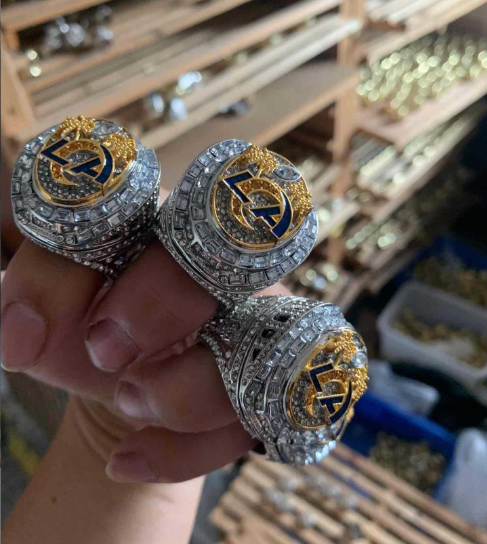 Los Angeles Rams Super Bowl Ring (2022) - Rings For Champs, NFL rings, MLB rings, NBA rings, NHL rings, NCAA rings, Super bowl ring, Superbowl ring, Super bowl rings, Superbowl rings, Dallas Cowboys