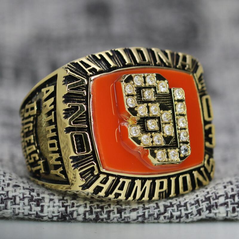 Syracuse Orangemen Big East Basketball Championship Ring (2003) - Premium Series - Rings For Champs, NFL rings, MLB rings, NBA rings, NHL rings, NCAA rings, Super bowl ring, Superbowl ring, Super bowl rings, Superbowl rings, Dallas Cowboys