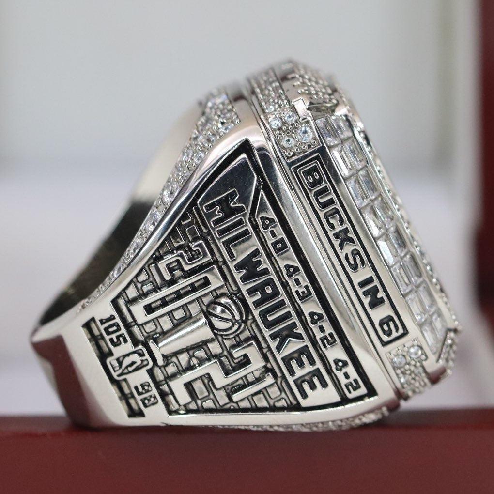 Milwaukee Bucks NBA Championship Ring Replica (2021) - Premium Series - Rings For Champs, NFL rings, MLB rings, NBA rings, NHL rings, NCAA rings, Super bowl ring, Superbowl ring, Super bowl rings, Superbowl rings, Dallas Cowboys