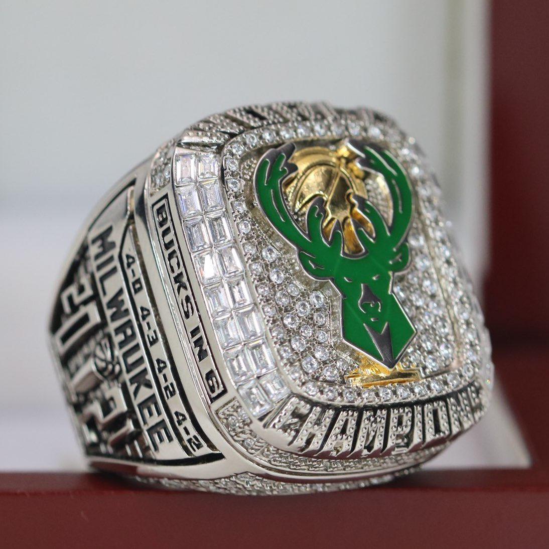 Milwaukee Bucks NBA Championship Ring Replica (2021) - Premium Series - Rings For Champs, NFL rings, MLB rings, NBA rings, NHL rings, NCAA rings, Super bowl ring, Superbowl ring, Super bowl rings, Superbowl rings, Dallas Cowboys