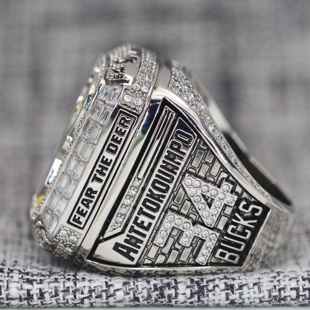 Milwaukee Bucks NBA Championship Ring Replica (2021) - Premium Series - Rings For Champs, NFL rings, MLB rings, NBA rings, NHL rings, NCAA rings, Super bowl ring, Superbowl ring, Super bowl rings, Superbowl rings, Dallas Cowboys