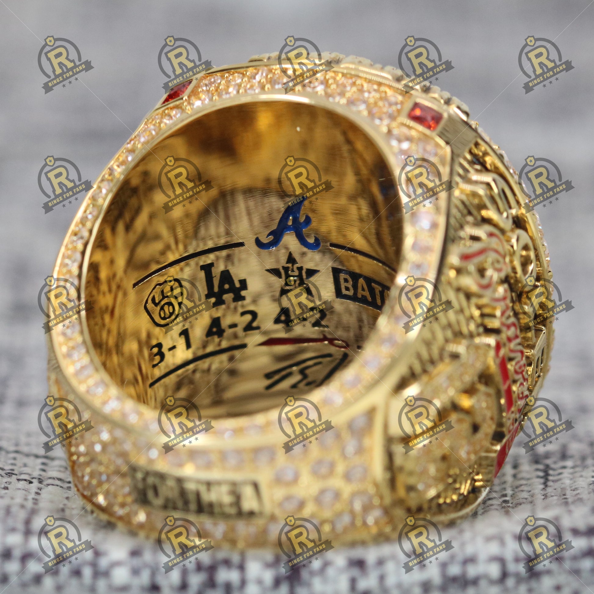 Atlanta Braves World Series Ring (2021) - Premium Series - Rings For Champs, NFL rings, MLB rings, NBA rings, NHL rings, NCAA rings, Super bowl ring, Superbowl ring, Super bowl rings, Superbowl rings, Dallas Cowboys