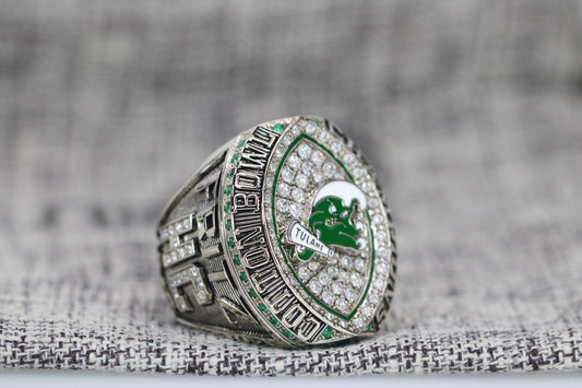 Tulane University Green Wave College Football Cotton Bowl Ring (2023) - Premium Series - Rings For Champs, NFL rings, MLB rings, NBA rings, NHL rings, NCAA rings, Super bowl ring, Superbowl ring, Super bowl rings, Superbowl rings, Dallas Cowboys