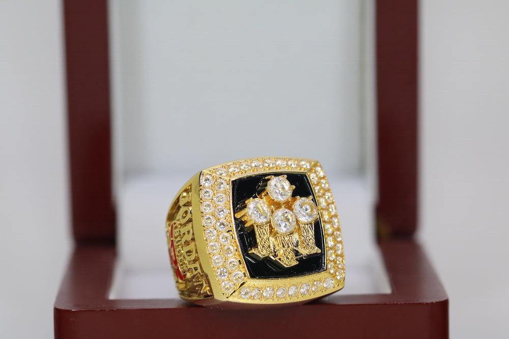 Chicago Bulls NBA Championship Ring (1996) - Premium Series - Rings For Champs, NFL rings, MLB rings, NBA rings, NHL rings, NCAA rings, Super bowl ring, Superbowl ring, Super bowl rings, Superbowl rings, Dallas Cowboys