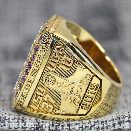 Louisiana State University (LSU) College Football SEC Championship Ring (2019) - Premium Series - Rings For Champs, NFL rings, MLB rings, NBA rings, NHL rings, NCAA rings, Super bowl ring, Superbowl ring, Super bowl rings, Superbowl rings, Dallas Cowboys