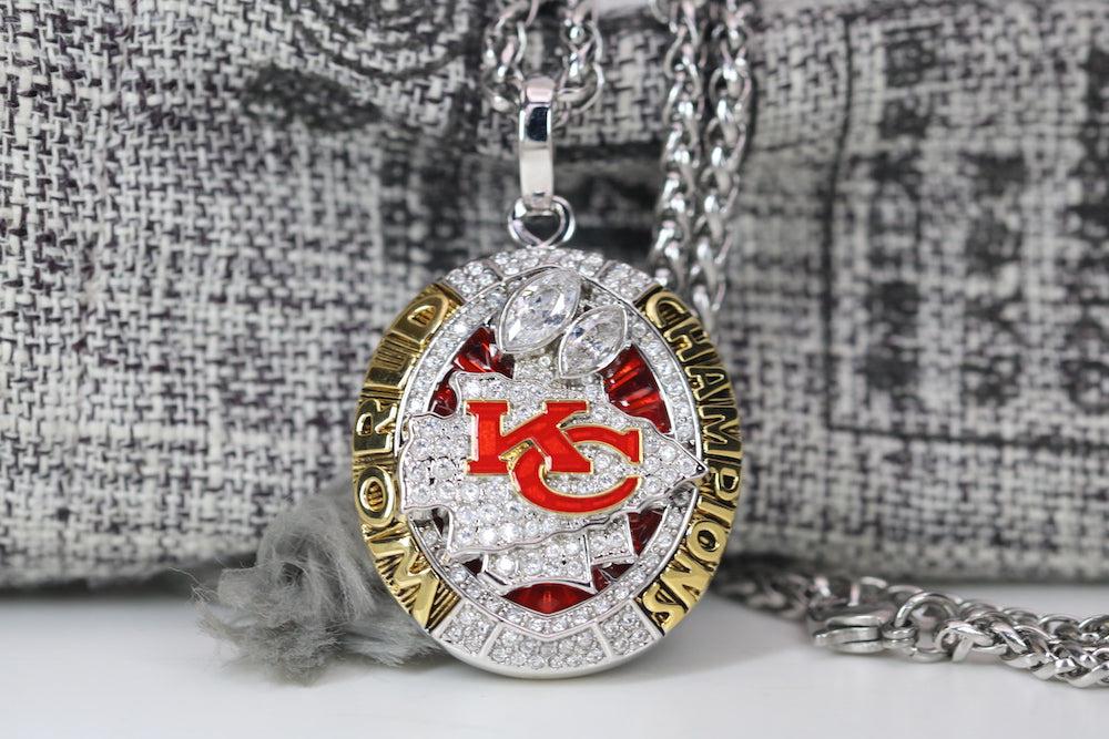 Kansas City Chiefs Super Bowl Pendant (2019) - Premium Series - Rings For Champs, NFL rings, MLB rings, NBA rings, NHL rings, NCAA rings, Super bowl ring, Superbowl ring, Super bowl rings, Superbowl rings, Dallas Cowboys