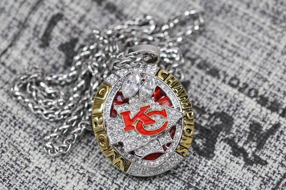 Kansas City Chiefs Super Bowl Pendant (2019) - Premium Series - Rings For Champs, NFL rings, MLB rings, NBA rings, NHL rings, NCAA rings, Super bowl ring, Superbowl ring, Super bowl rings, Superbowl rings, Dallas Cowboys