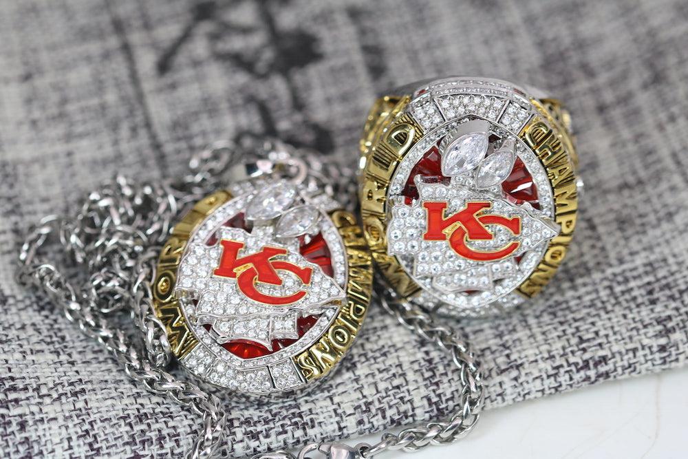 Kansas City Chiefs Super Bowl Pendant (2019) - Premium Series - Rings For Champs, NFL rings, MLB rings, NBA rings, NHL rings, NCAA rings, Super bowl ring, Superbowl ring, Super bowl rings, Superbowl rings, Dallas Cowboys