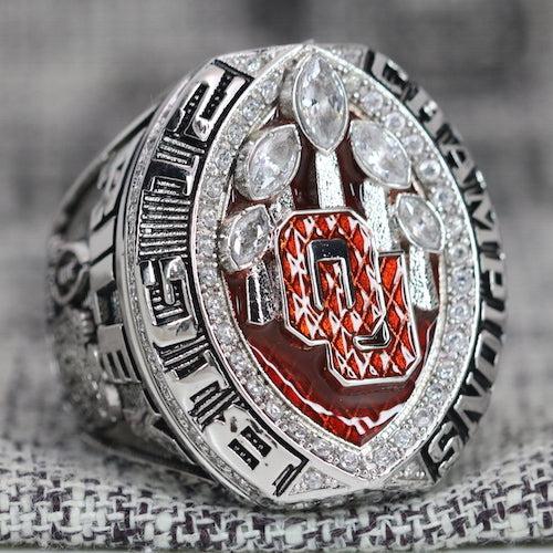 Oklahoma Sooners Big 12 College Football Championship Ring (2019) - Premium Series - Rings For Champs, NFL rings, MLB rings, NBA rings, NHL rings, NCAA rings, Super bowl ring, Superbowl ring, Super bowl rings, Superbowl rings, Dallas Cowboys