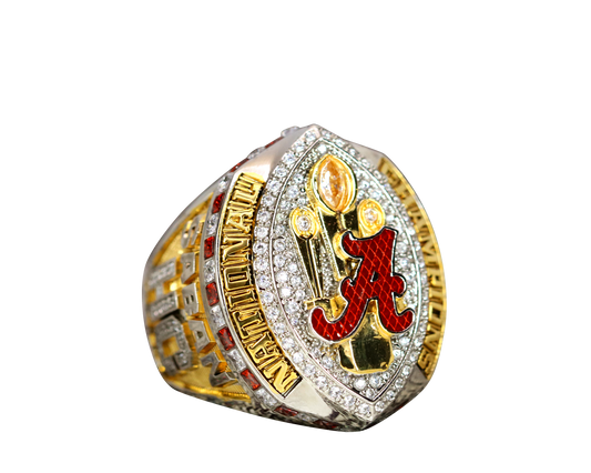 Alabama Crimson Tide College Football National Championship Ring (2020) - Premium Series - Rings For Champs, NFL rings, MLB rings, NBA rings, NHL rings, NCAA rings, Super bowl ring, Superbowl ring, Super bowl rings, Superbowl rings, Dallas Cowboys