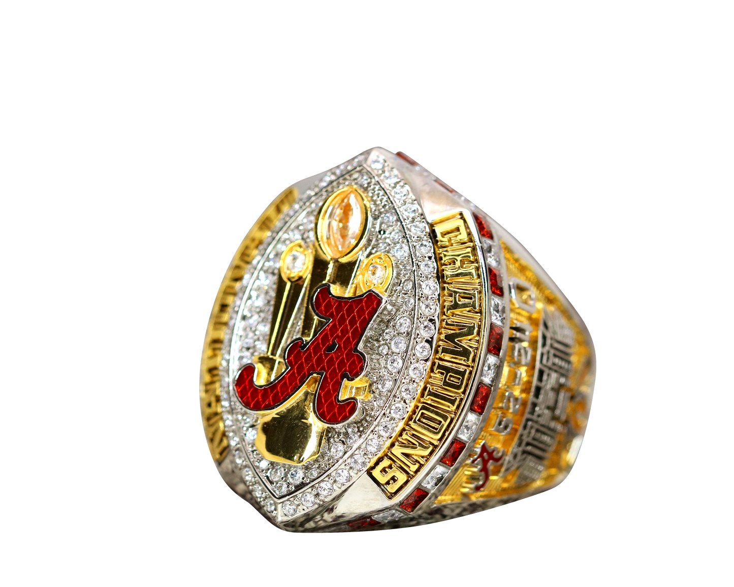 Alabama Crimson Tide College Football National Championship Ring (2020) - Premium Series - Rings For Champs, NFL rings, MLB rings, NBA rings, NHL rings, NCAA rings, Super bowl ring, Superbowl ring, Super bowl rings, Superbowl rings, Dallas Cowboys