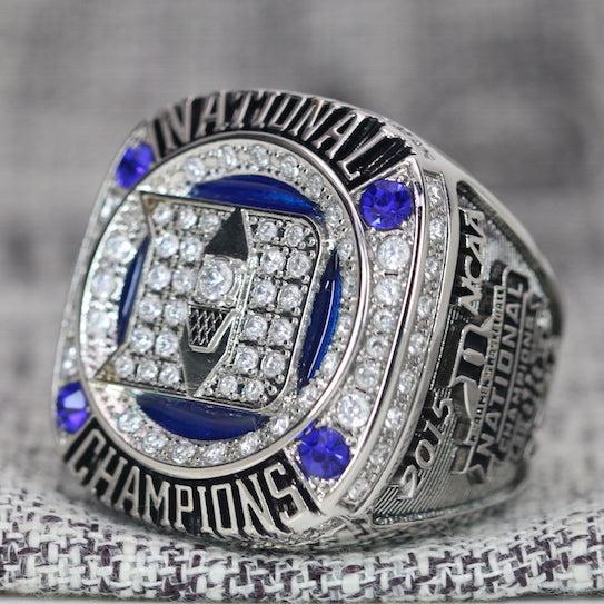 Duke Blue Devils College Basketball National Championship Ring (2015) - Premium Series - Rings For Champs, NFL rings, MLB rings, NBA rings, NHL rings, NCAA rings, Super bowl ring, Superbowl ring, Super bowl rings, Superbowl rings, Dallas Cowboys