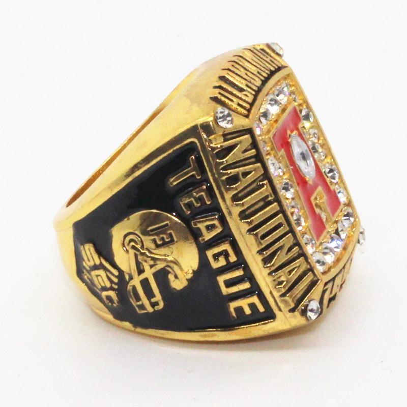 Alabama Crimson Tide College Football National Championship Ring (1992) - George Teague - Rings For Champs, NFL rings, MLB rings, NBA rings, NHL rings, NCAA rings, Super bowl ring, Superbowl ring, Super bowl rings, Superbowl rings, Dallas Cowboys