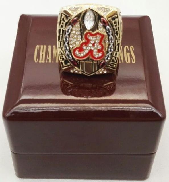 Alabama Crimson Tide College Football National Championship Ring (2015) - Nick Saban - Rings For Champs, NFL rings, MLB rings, NBA rings, NHL rings, NCAA rings, Super bowl ring, Superbowl ring, Super bowl rings, Superbowl rings, Dallas Cowboys