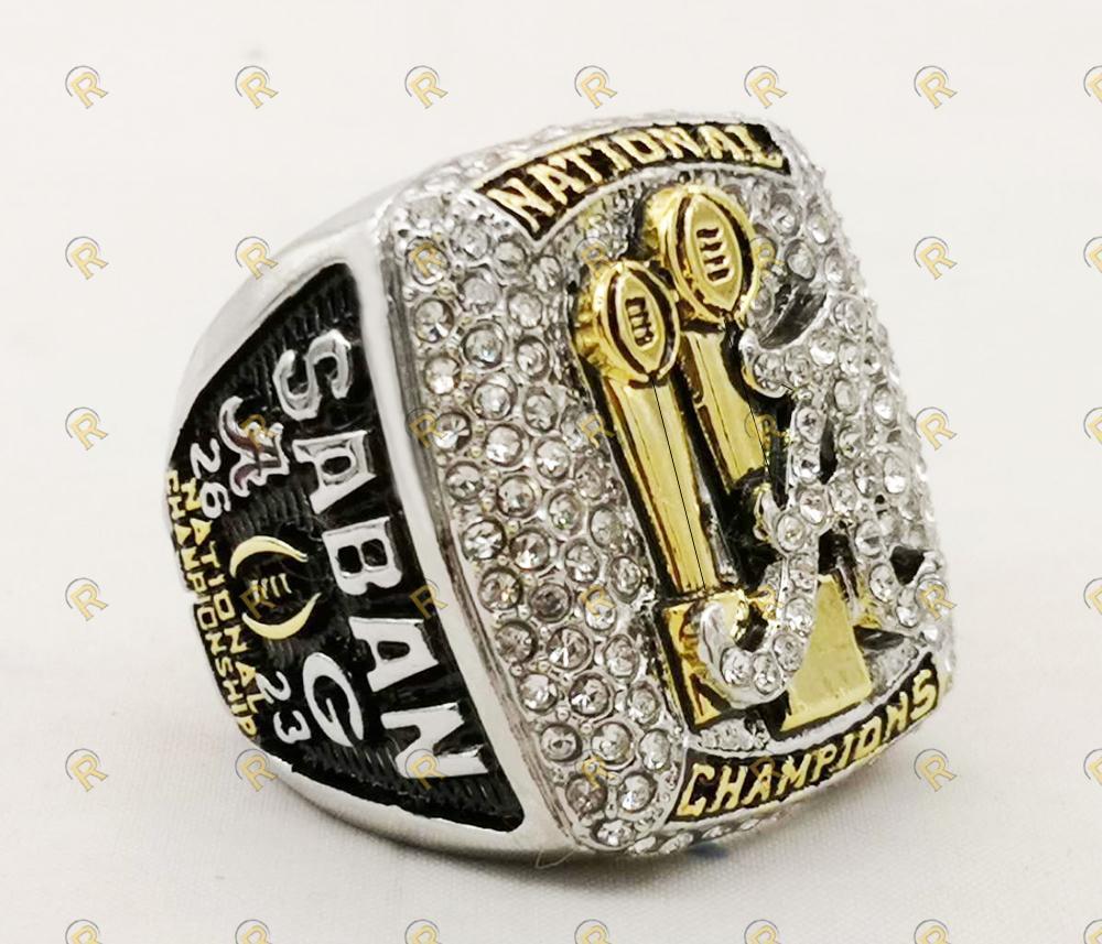 Alabama Crimson Tide College Football 6 Ring Set (1992, 2009, 2011, 2012, 2015, 2017) - Rings For Champs, NFL rings, MLB rings, NBA rings, NHL rings, NCAA rings, Super bowl ring, Superbowl ring, Super bowl rings, Superbowl rings, Dallas Cowboys