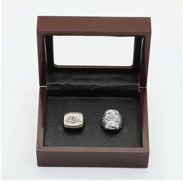 Baltimore Ravens Super Bowl 2 Ring Set (2000, 2012) - Rings For Champs, NFL rings, MLB rings, NBA rings, NHL rings, NCAA rings, Super bowl ring, Superbowl ring, Super bowl rings, Superbowl rings, Dallas Cowboys