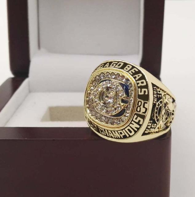 Chicago Bears Super Bowl Ring (1985) - Perry - Rings For Champs, NFL rings, MLB rings, NBA rings, NHL rings, NCAA rings, Super bowl ring, Superbowl ring, Super bowl rings, Superbowl rings, Dallas Cowboys