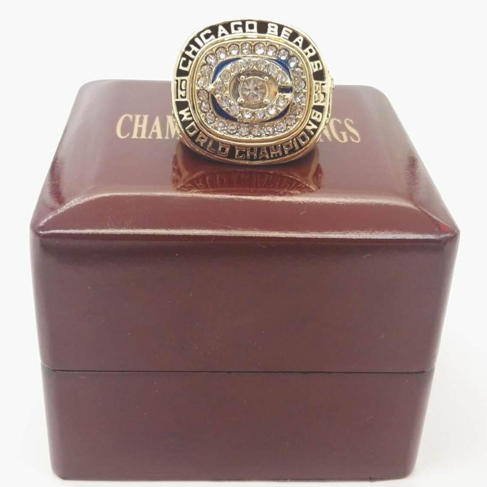 Chicago Bears Super Bowl Ring (1985) - Perry - Rings For Champs, NFL rings, MLB rings, NBA rings, NHL rings, NCAA rings, Super bowl ring, Superbowl ring, Super bowl rings, Superbowl rings, Dallas Cowboys