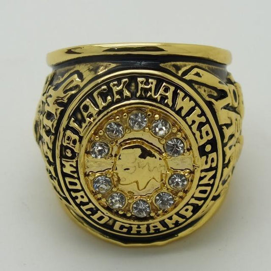 Chicago Blackhawks Stanley Cup Ring (1961) - Rings For Champs, NFL rings, MLB rings, NBA rings, NHL rings, NCAA rings, Super bowl ring, Superbowl ring, Super bowl rings, Superbowl rings, Dallas Cowboys