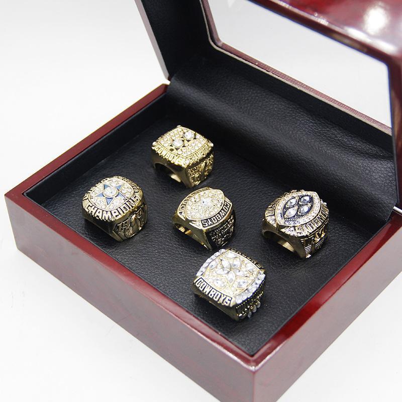 Dallas Cowboys Super Bowl 5 Ring Set (1971, 1977, 1992, 1993, 1995) - Rings For Champs, NFL rings, MLB rings, NBA rings, NHL rings, NCAA rings, Super bowl ring, Superbowl ring, Super bowl rings, Superbowl rings, Dallas Cowboys