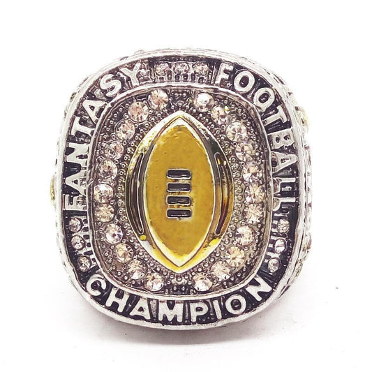 Fantasy Football League Championship Ring (2018) - Version 1 - Rings For Champs, NFL rings, MLB rings, NBA rings, NHL rings, NCAA rings, Super bowl ring, Superbowl ring, Super bowl rings, Superbowl rings, Dallas Cowboys