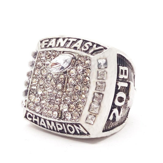 Fantasy Football League Championship Ring (2018) - Version 2 - Rings For Champs, NFL rings, MLB rings, NBA rings, NHL rings, NCAA rings, Super bowl ring, Superbowl ring, Super bowl rings, Superbowl rings, Dallas Cowboys