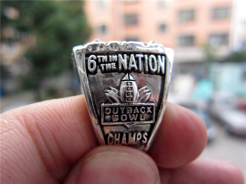 Georgia Bulldogs Outback Bowl College Football Championship Ring (2005) - Rings For Champs, NFL rings, MLB rings, NBA rings, NHL rings, NCAA rings, Super bowl ring, Superbowl ring, Super bowl rings, Superbowl rings, Dallas Cowboys