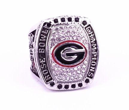 Georgia Bulldogs Rose Bowl College Championship Ring (2018) - Rings For Champs, NFL rings, MLB rings, NBA rings, NHL rings, NCAA rings, Super bowl ring, Superbowl ring, Super bowl rings, Superbowl rings, Dallas Cowboys