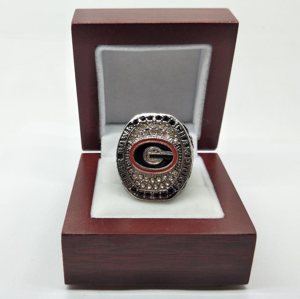 Georgia Bulldogs Rose Bowl College Championship Ring (2018) - Rings For Champs, NFL rings, MLB rings, NBA rings, NHL rings, NCAA rings, Super bowl ring, Superbowl ring, Super bowl rings, Superbowl rings, Dallas Cowboys