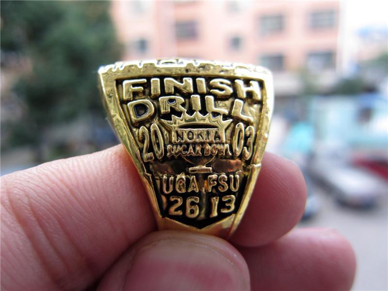 Georgia Bulldogs Sugar Bowl College Football Championship Ring (2003) - Rings For Champs, NFL rings, MLB rings, NBA rings, NHL rings, NCAA rings, Super bowl ring, Superbowl ring, Super bowl rings, Superbowl rings, Dallas Cowboys