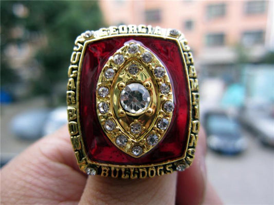 Georgia Bulldogs Sugar Bowl College Football Championship Ring (2003) - Rings For Champs, NFL rings, MLB rings, NBA rings, NHL rings, NCAA rings, Super bowl ring, Superbowl ring, Super bowl rings, Superbowl rings, Dallas Cowboys