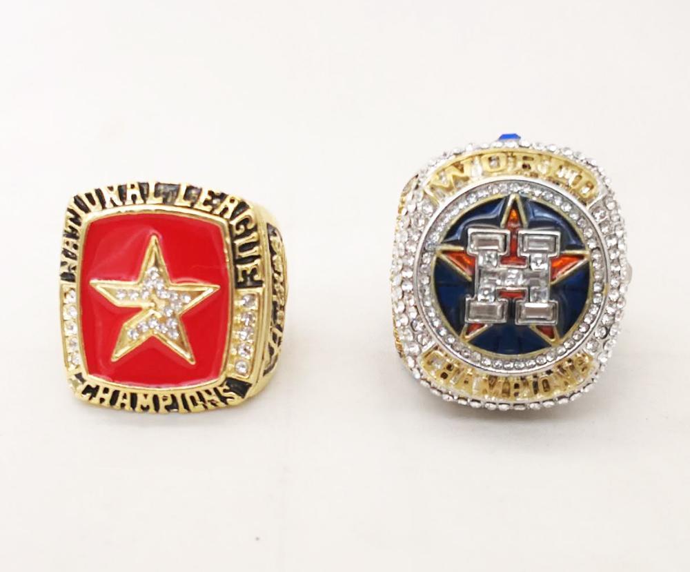 Houston Astros World Series 2 Ring Set (2005, 2017) - Rings For Champs, NFL rings, MLB rings, NBA rings, NHL rings, NCAA rings, Super bowl ring, Superbowl ring, Super bowl rings, Superbowl rings, Dallas Cowboys