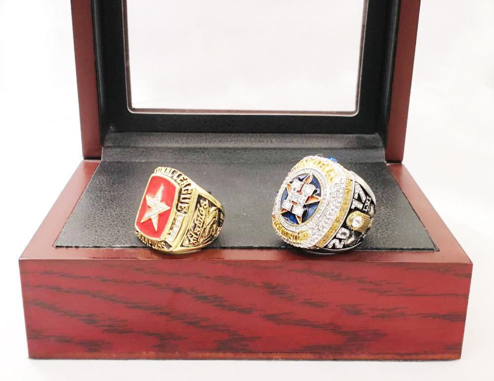 Houston Astros World Series 2 Ring Set (2005, 2017) - Rings For Champs, NFL rings, MLB rings, NBA rings, NHL rings, NCAA rings, Super bowl ring, Superbowl ring, Super bowl rings, Superbowl rings, Dallas Cowboys