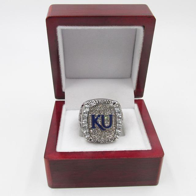 Kansas Jayhawks College Basketball Championship Ring (2008) - Rings For Champs, NFL rings, MLB rings, NBA rings, NHL rings, NCAA rings, Super bowl ring, Superbowl ring, Super bowl rings, Superbowl rings, Dallas Cowboys